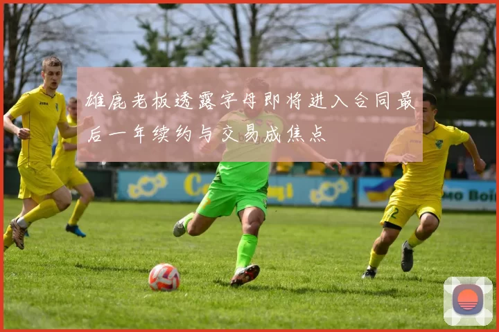 雄鹿老板透露字母即将进入合同最后一年续约与交易成焦点